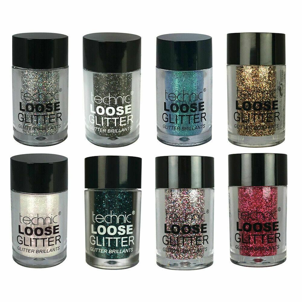 Technic Loose Face Body Glitter Shaker Festival Glitters Choose - World Of Cosmetics