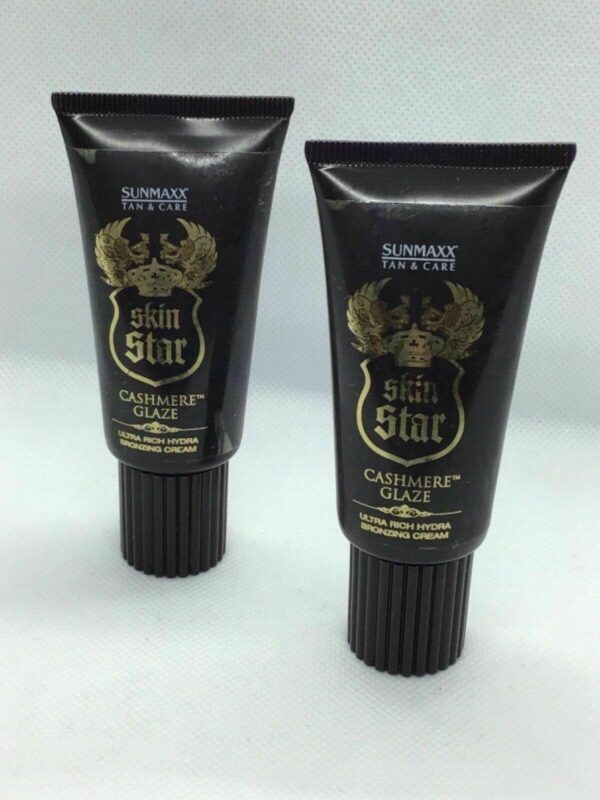 Sunmaxx Skin Star Cashmere Glaze Bronzing Cream Twin Pack 30ml each - Image 2