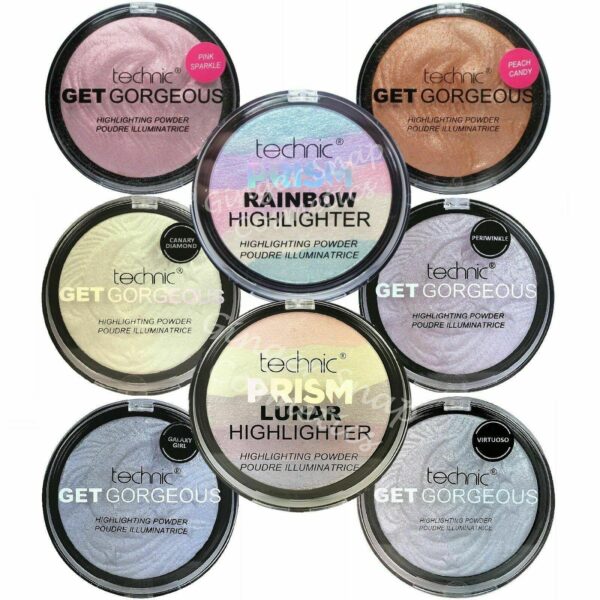 Technic Get Gorgeous Highlighting Powder Face Highlighter Blusher pick shade
