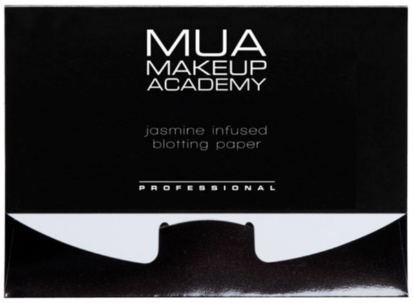 MUA Facial Blotting Paper Oil Absorbing Jasmine Infused 50 Sheets Matte Finish