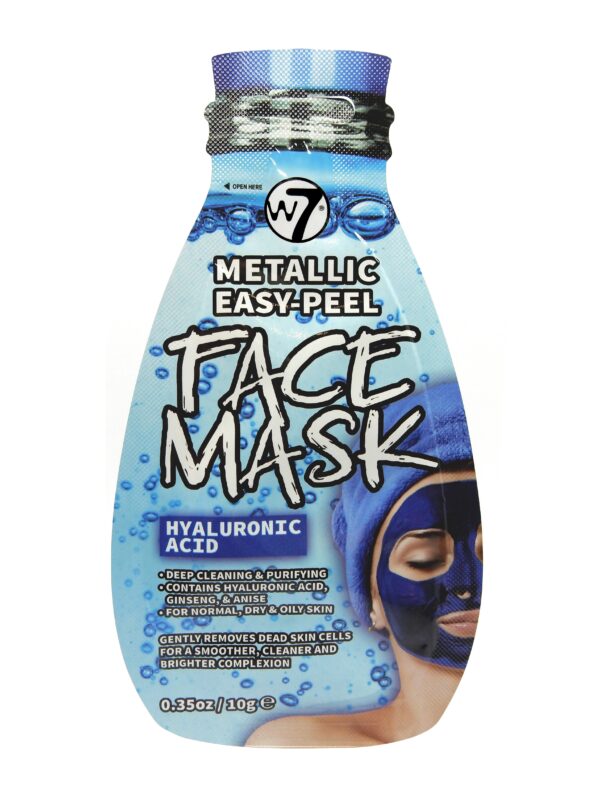 Metallic Easy-Peel Hyaluronic Acid Face Mask