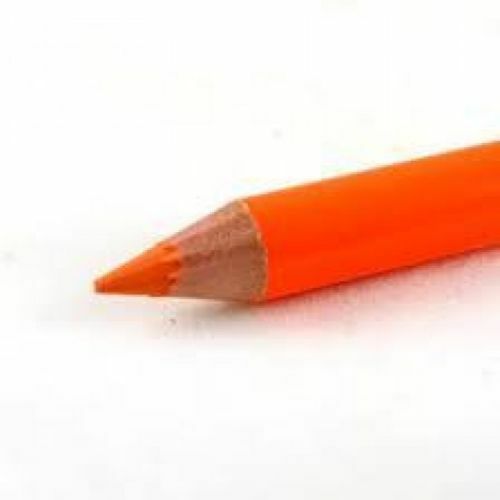 Saffron Neon Kohl Eye Eyeliner Soft Lip Liner Lipliner Pencil - Orange