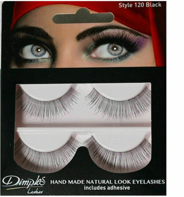 DIMPLES Natural-Look LASHES Wash' N Wear Permanent Curl -120