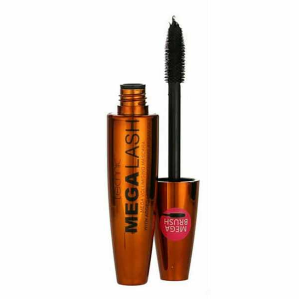 Technic Mega Lash Argan Oil Mascara - Volume Lashes Black Long Eyelashes Thicker