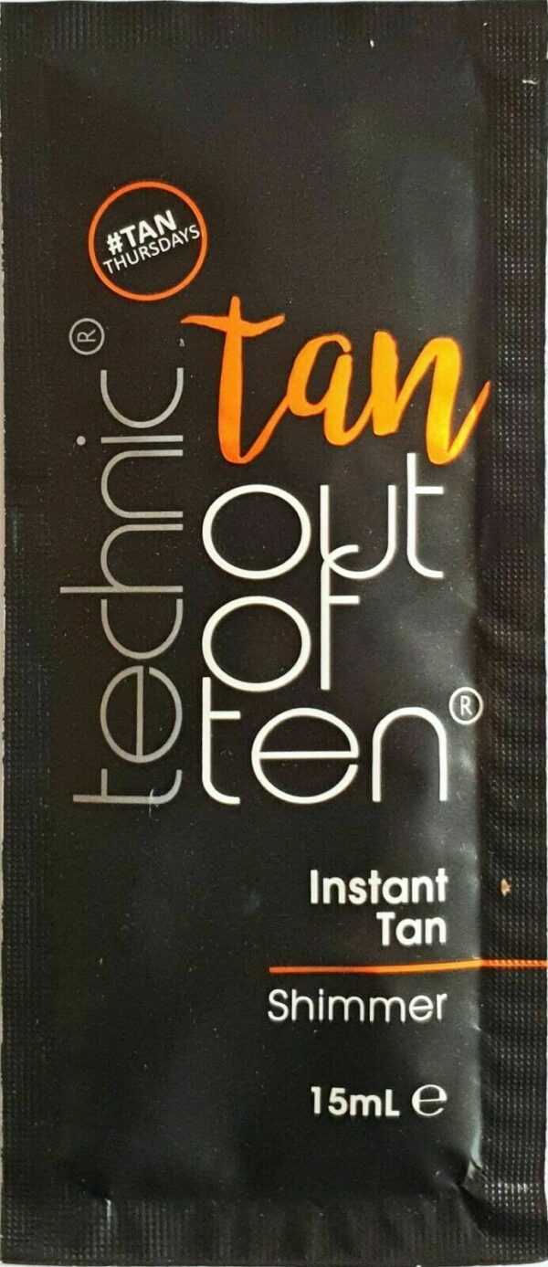 TECHNIC TAN OUT OF TEN SELF TAN Lotion 15ml - COCONUT OIL & VITAMIN E - Image 2