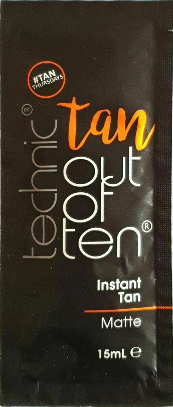 TECHNIC TAN OUT OF TEN SELF TAN Lotion 15ml - COCONUT OIL & VITAMIN E - Image 6