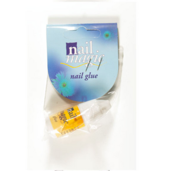 Nail Magic Professional Brush On Nail Glue False Acrylic Tips Strong Repairs
