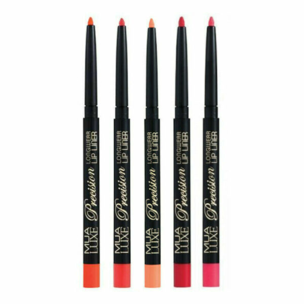 MUA Luxe Precision Longwear Twist Up Retractable Lip Liner Pencil Define & Shape