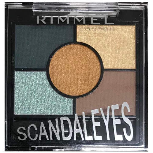 RIMMEL Scandaleyes 5 Colour Eye Shadow Palette 0 3.8g - 006 Jungle Green - NEW