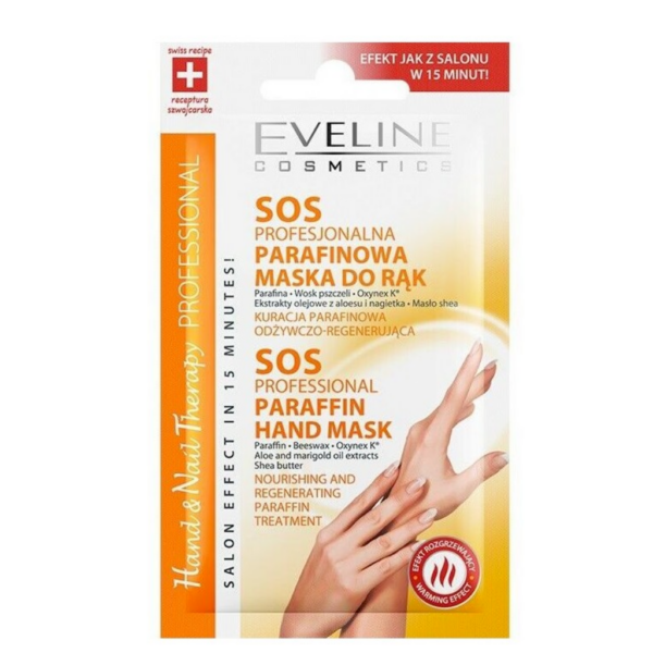Eveline SOS Professional Paraffin Hand Mask Warming Effect 7ml