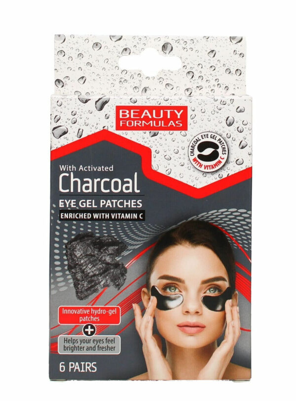 Beauty Formulas Charcoal Eye Gel Patches (6 pairs)