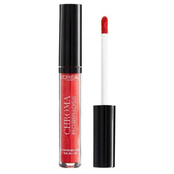 L'Oreal Chroma Morphose Glitter Pressed Lipstick - Pick Shade - Image 5