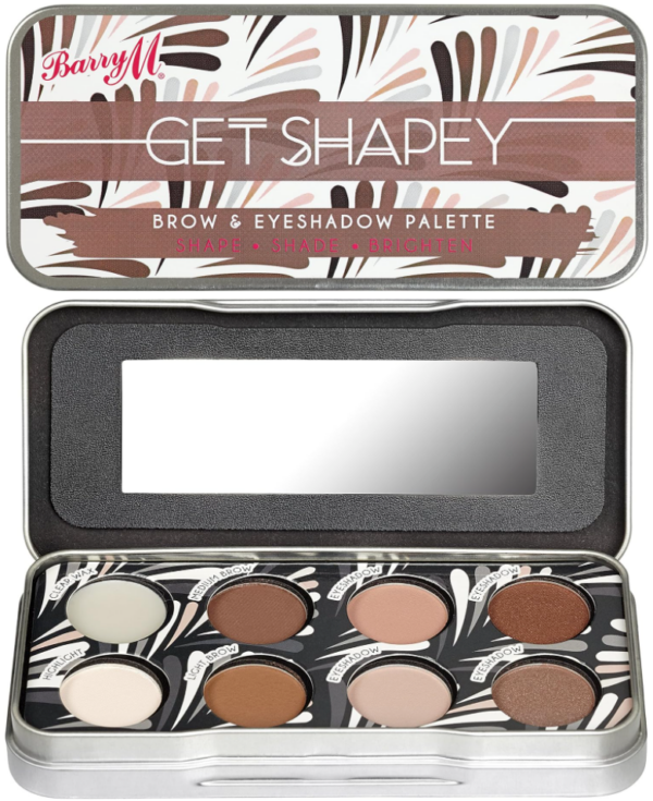 Barry M Get Shapey Brow & Eye Shadow Palette Shape Shade & Brighten