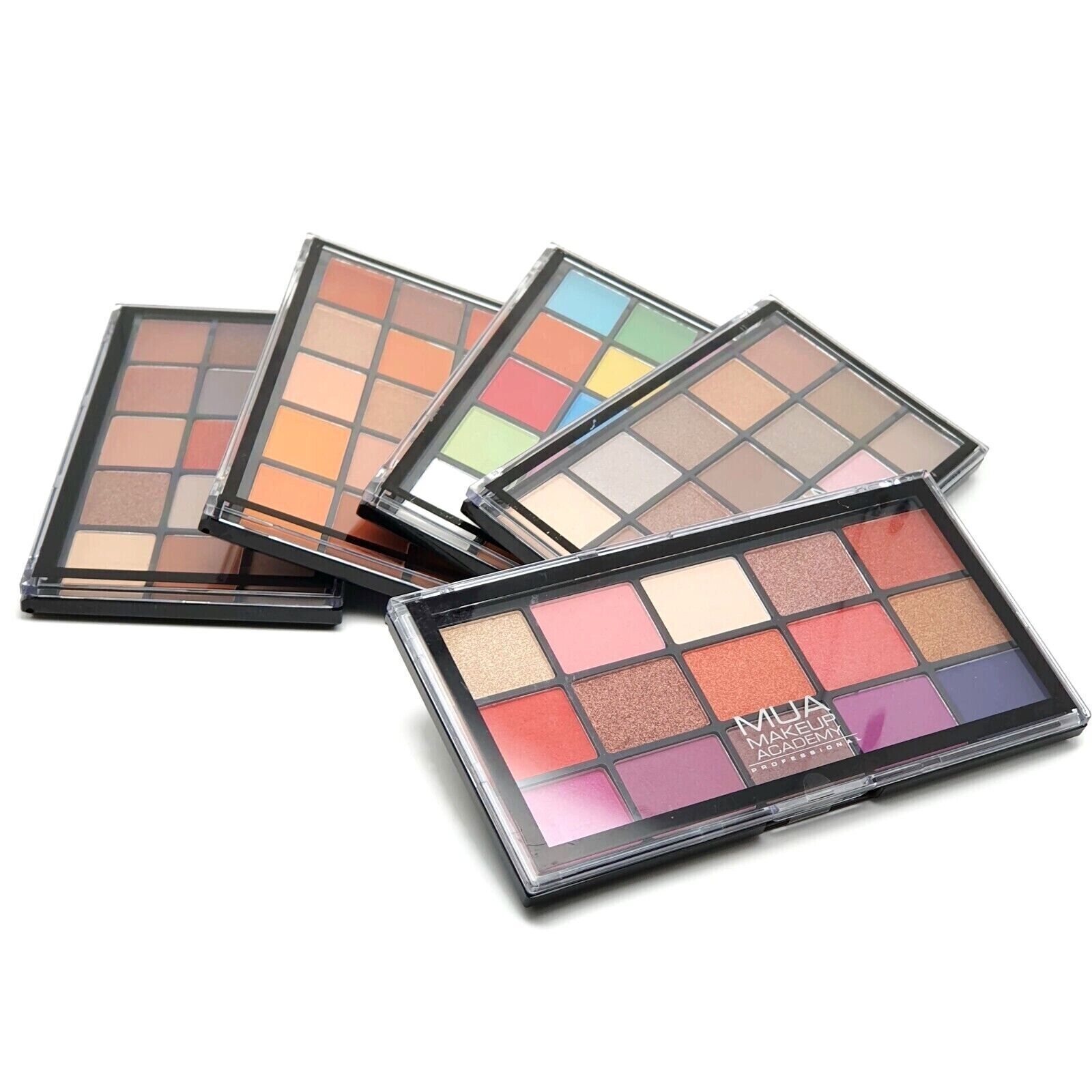 MUA 15 Shade Eyeshadow Palette Compact Professional Makeup Soft Silky Finish 12g