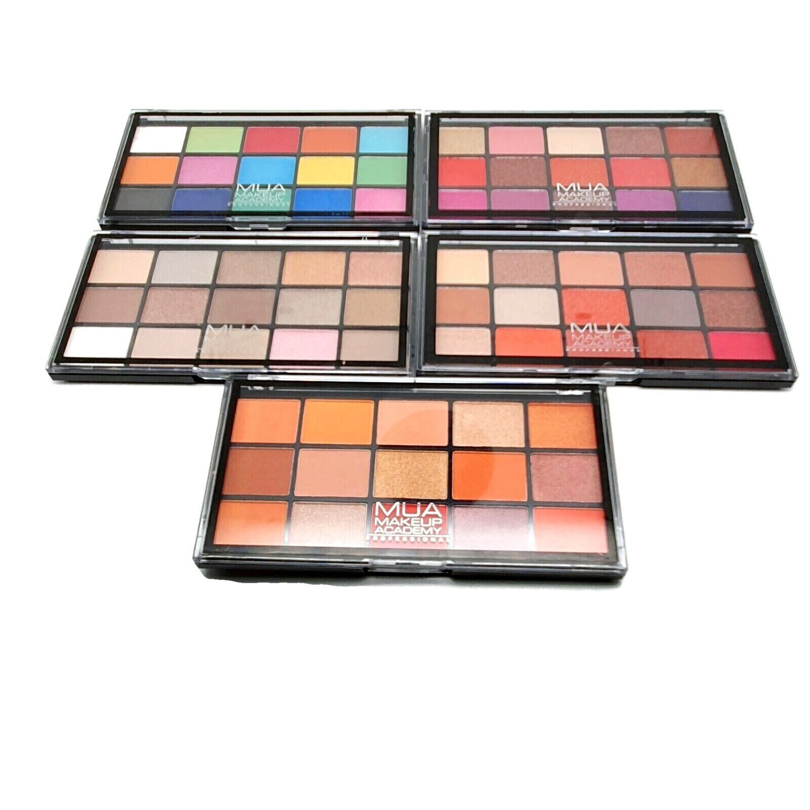MUA 15 Shade Eyeshadow Palette Compact Professional Makeup Soft Silky Finish 12g - Image 2