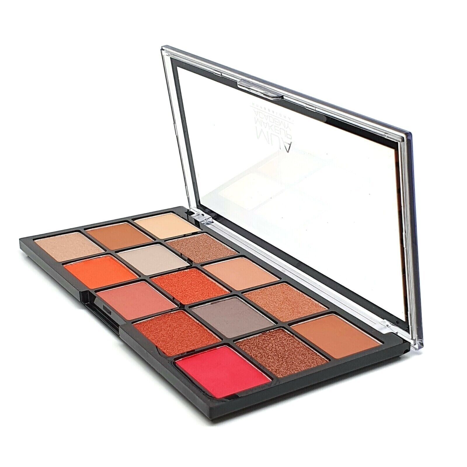 MUA 15 Shade Eyeshadow Palette Compact Professional Makeup Soft Silky Finish 12g - Image 5