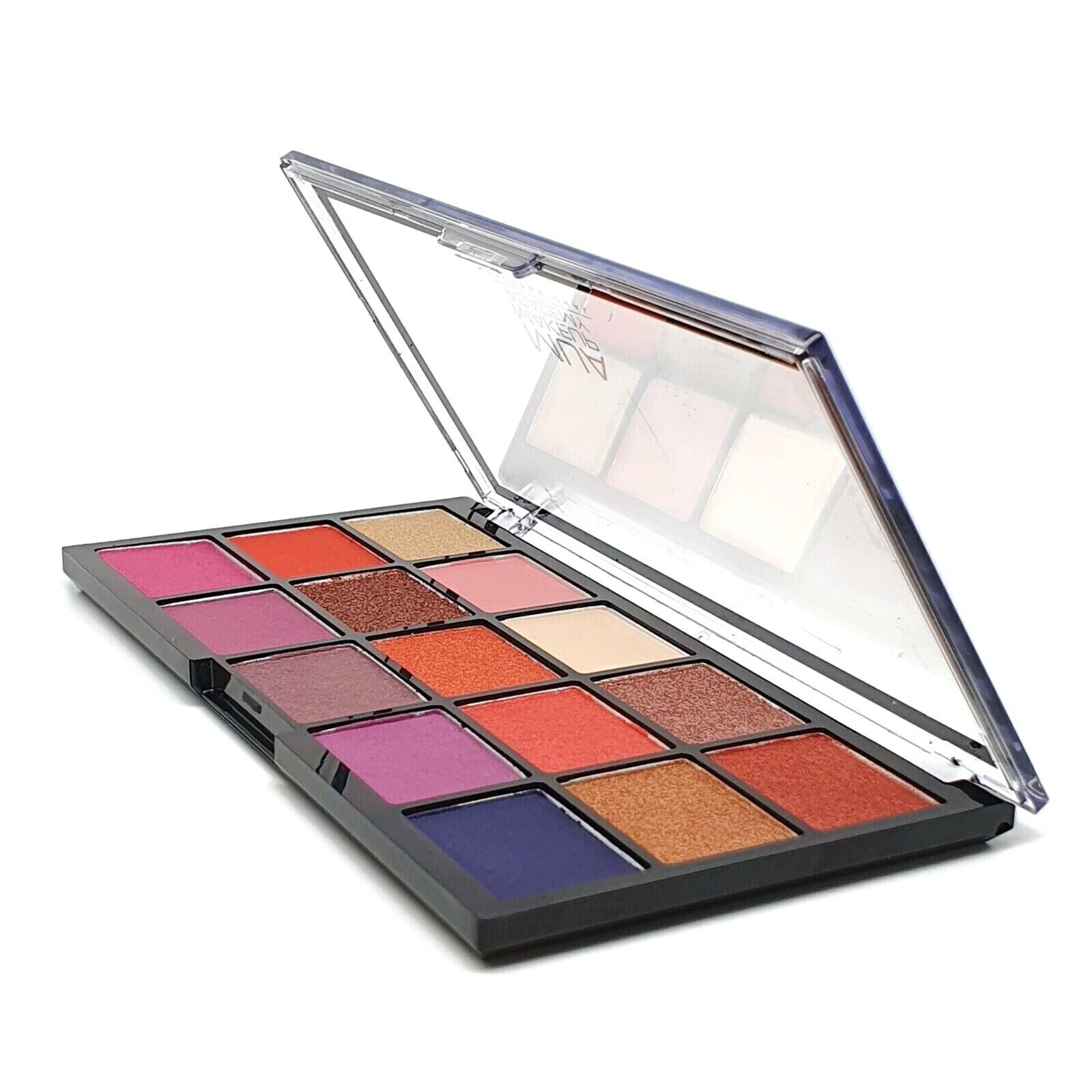 MUA 15 Shade Eyeshadow Palette Compact Professional Makeup Soft Silky Finish 12g - Image 6