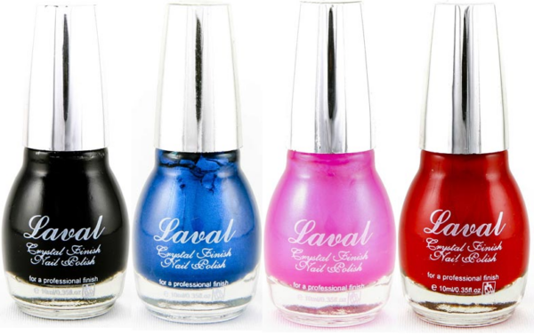 Laval Crystal Finish Nail Polish Varnish Professional Finish 15ml