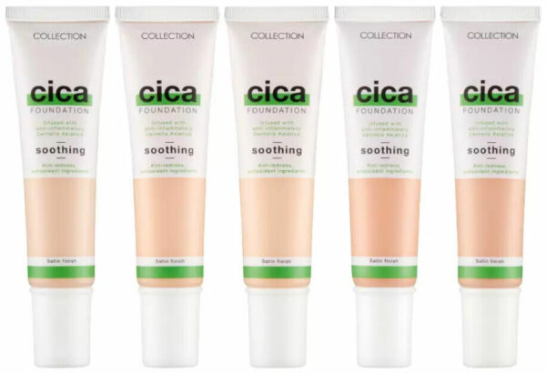Collection Cica Foundation Soothing Anti-Redness - Choose your Shade - Vegan NEW