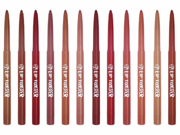 W7 Lip Twister Lip Liner Pencil - Various Shades Nude - Pink - Berry - Red
