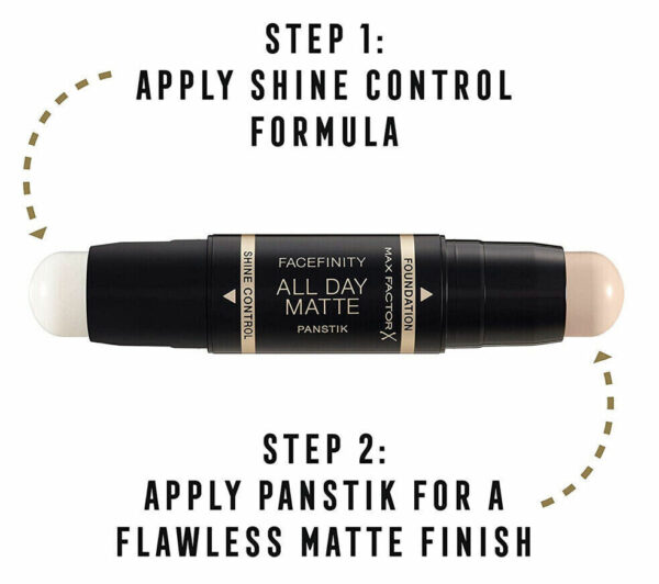 Max Factor Facefinity All day Matte Pan Stick - All Shades  Foundation NEW - Image 2