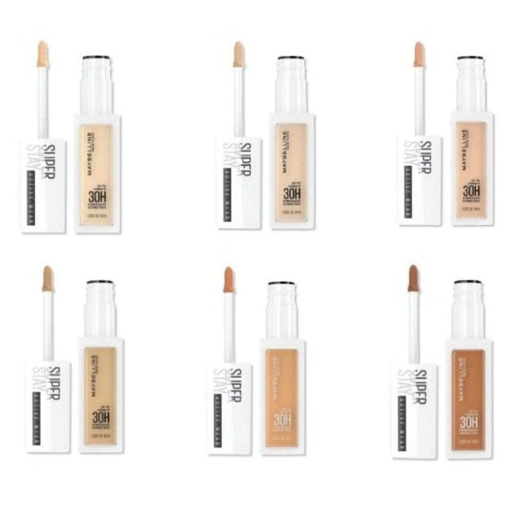 Maybelline SuperStay Active Wear Concealer, Full Coverage, Up to 30H