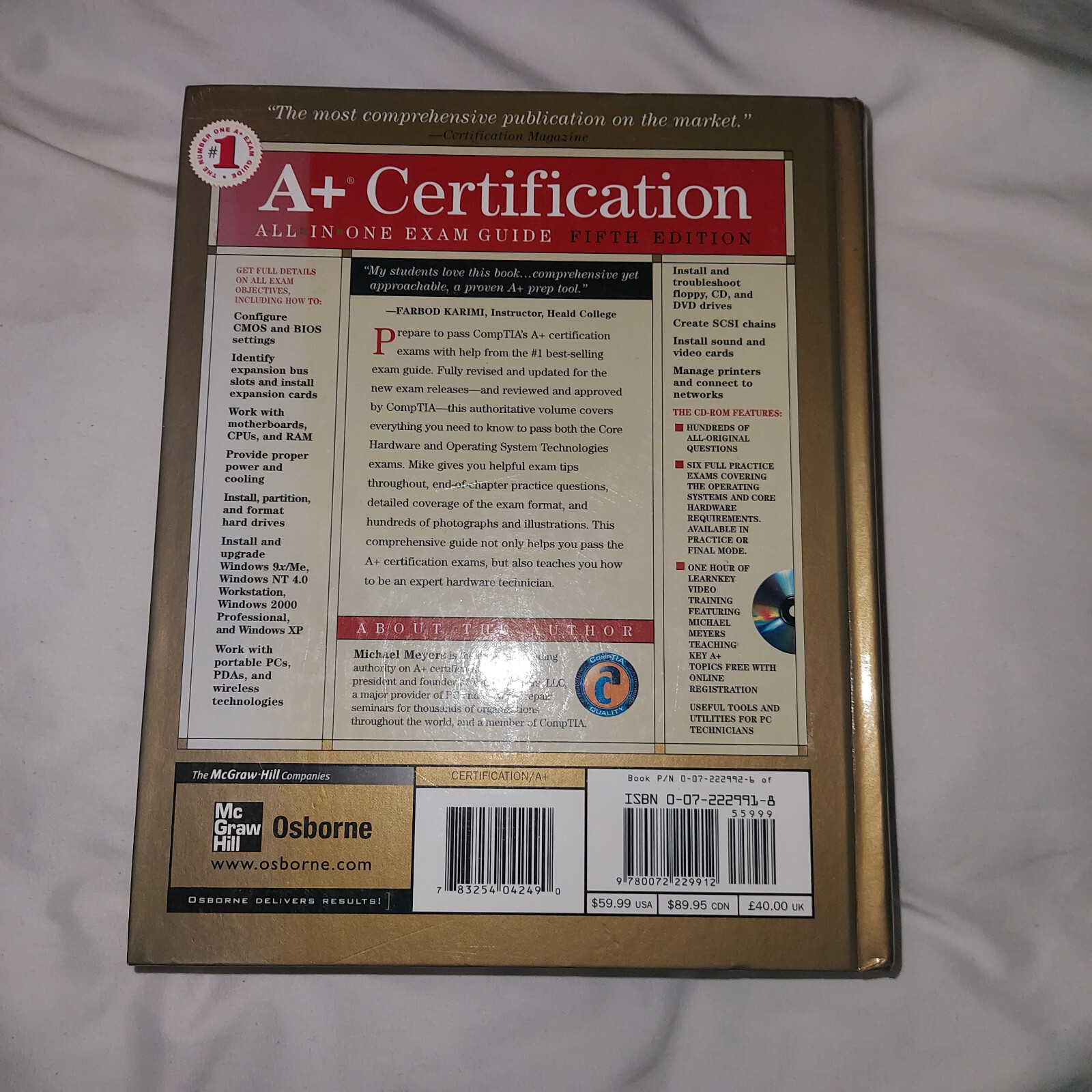 A+ Certification All-in-One Exam Guide by Meyers, Mike Mixed media product Book - Image 2
