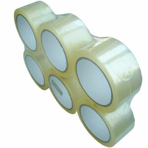 LONG LENGTH TAPE STRONG CLEAR 48mm x 66M PACKING PARCEL TAPE Pack Of 6