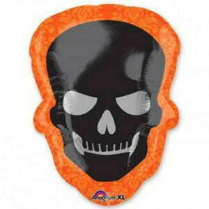 Anagram Sophisticated Halloween Skull Shape 24Inch Foil Balloon
