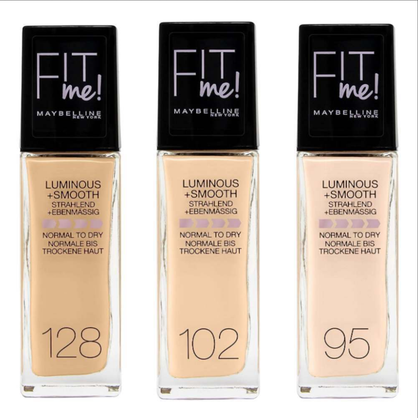 Maybelline Fit Me Foundation Luminous and Smooth 30ml Pick Shade