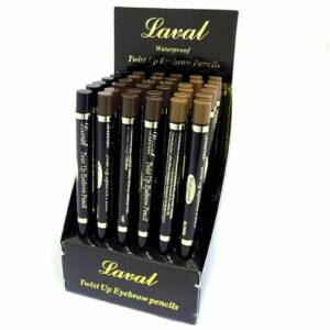 Laval Twist Up Waterproof Eyebrow Pencil Black, Brown & Blonde Eye Brows sealed