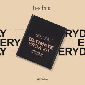 Technic Ultimate Brow Kit Eyebrow Powder Wax Brow Definer Brush Tweezer Set