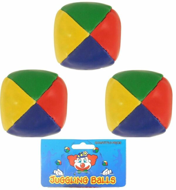 Traditional Kids Juggling Ball Set Fun Trick Circus Beginners Learning Toy - Image 2