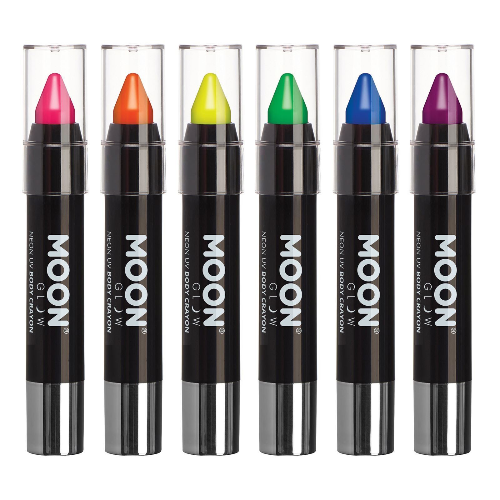 Moon Glow Neon UV Lipstick OR UV Body Crayons - Glows brightly under UV! - Image 2