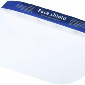 10 Pack All-Round Protection Face Masks with Clear Wide Visor Spitting