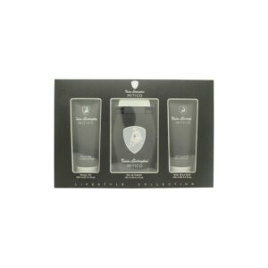Lamborghini Mitico Gift Set 125ml EDT + 100ml Shower Gel + 100ml Aftershave Balm