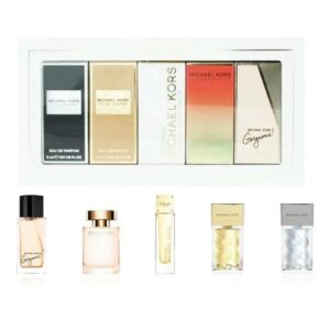 Michael Kors Fragrance Gift Set 5ml Gorgeous! EDP + 4ml Wonderlust EDP + 5ml Sexy Amber EDP + 5ml Pour Femme EDP + 5ml Pour Homme EDP