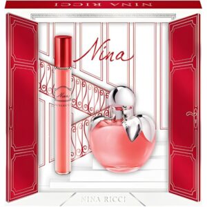 Nina Ricci Nina Rouge Gift Set 50ml EDT + 10ml Roll On EDT