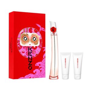Kenzo Flower by Kenzo L'Absolue Gift Set 100ml EDP + 10ml EDP + 75ml Body Lotion