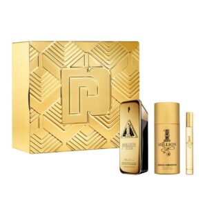 Paco Rabanne Million Gold for him Gift Set 100ml EDP Intense + 150ml Deodorant Spray + 10ml EDP Intense