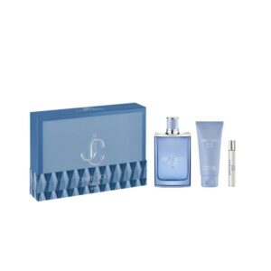 Jimmy Choo Man Aqua Gift Set 100ml EDT + 100ml Shower Gel + 7.5ml EDT