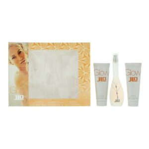 Jennifer Lopez Glow Gift Set 100ml EDT +  75ml Body Lotion + 75ml Shower Gel