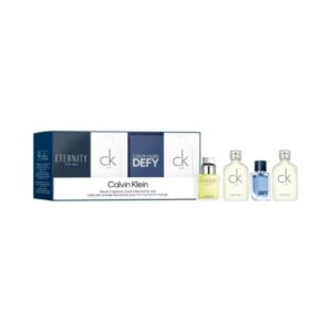Calvin Klein Men's Mini Gift Set 2 x 10ml CK One EDT + 10ml Eternity EDT + 10ml Defy EDT