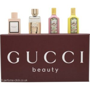 Gucci Miniature Gift Set 5ml Bloom EDP + 5ml Guilty Pour Femme EDT + 5ml Flora Gorgeous Gardenia EDP + 5ml Flora Gorgeous Orchid EDP
