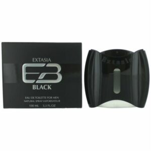 New Brand Extasia Black For Men Eau de Toilette 100ml Spray