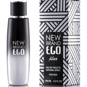 New Brand Parfums Ego Silver Eau de Toilette 100ml Spray