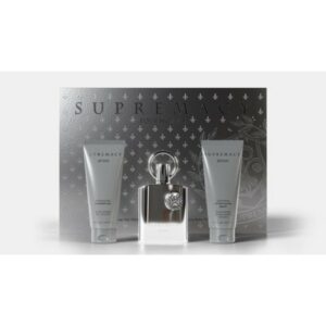 Afnan Supremacy Silver Gift Set - EDP 100ml Spray + 150ml Shower Gel