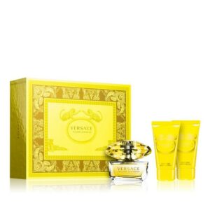 Versace Yellow Diamond Gift Set 50ml EDT + 50ml Shower Gel + 50ml Body Lotion