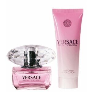 Versace Bright Crystal Gift Set 50ml EDT + 50ml Shower Gel + 50ml Body Lotion