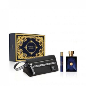 Versace Pour Homme Dylan Blue Gift Set 100ml EDT + 10ml EDT + Toiletry Bag